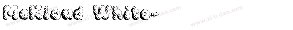 McKloud White字体转换